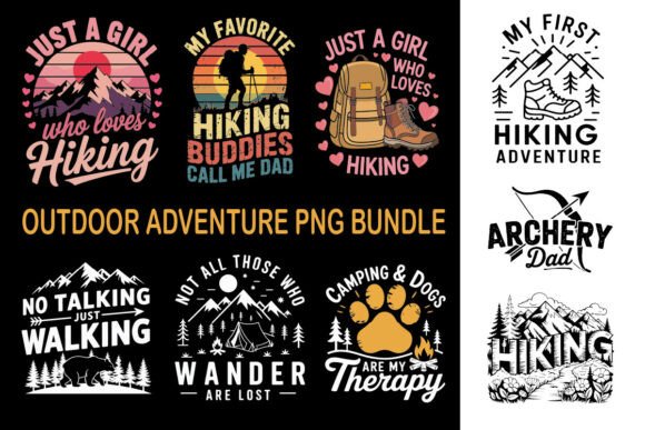 Download Hiking/Outdoor Adventure PNG Bundle - Adventure Collection